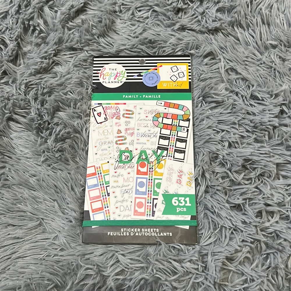 Family • The Happy Planner Sticker Book • Brand New